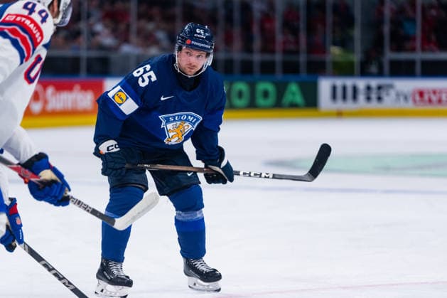 ZURICH, SWITZERLAND - MAY 18: Sakari Manninen (Finland, 65) during the Preliminary Round - Group A Match 17 between Finland and United States at the IIHF Ice hockey, Eishockey World Championship, WM, Weltmeisterschaft 2026, Swiss Life Arena on May 18, 2026 in Zurich, Switzerland. Zurich Switzerland Copyright: xTimoxSteinx
