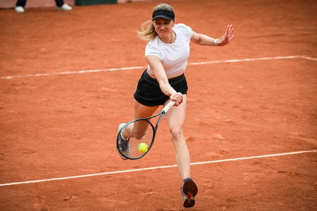 May 18, 2026, Paris, France, France: Mona BARTHEL of Germany during the first qualifying day of the Roland-Garros 2026, French Open 2026, Grand Slam tennis tournament at Roland-Garros Stadium on May 18, 2026 in Paris, France. Paris France - ZUMAm308 20260518_zsp_m308_056 Copyright: xMatthieuxMirvillex