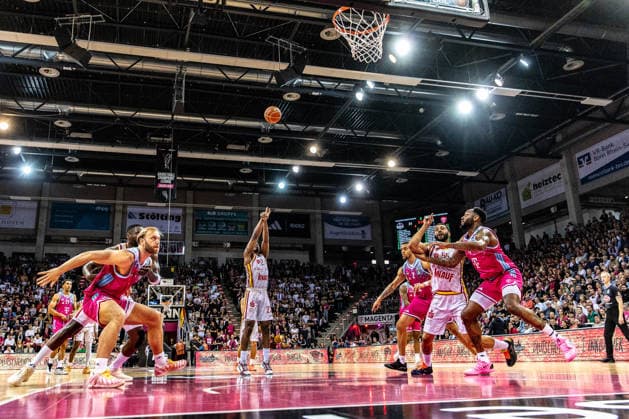 Johnathan Stove Fitness First Wuerzburg Baskets, 22 at free throw Telekom Baskets Bonn vs Fitness First Wuerzburg Baskets, Basketball, easy Credit BBL, Playoffs, Quarterfinals, Matchday 2, 2025 2026, 18 05 2026 Telekom Baskets Bonn vs Fitness First Wuerzburg Baskets, Basketball, easy Credit BBL, Playoffs, Quarterfinals, Matchday 2, 2025 2026, 18 05 2026 Bonn Copyright: xEibner-Pressefoto GerhardxWingenderx EP_GWR