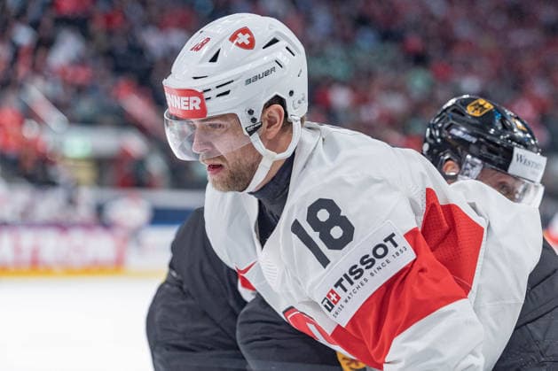 18 05 2026, Zurich, Swiss Life Arena, Ice Hockey World Championships Germany Switzerland, 18 Sven Jung Switzerland Zurich Swiss Life Arena Zurich Switzerland Copyright: xJustPictures.ch StefanxEmchx jp-de-StEm-DSC0059620260518