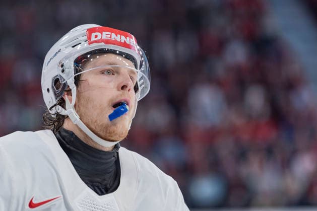 18 05 2026, Zurich, Swiss Life Arena, Ice Hockey World Championships Germany Switzerland, 8 Simon Knak Switzerland Zurich Swiss Life Arena Zurich Switzerland Copyright: xJustPictures.ch StefanxEmchx jp-de-StEm-DSC0129120260518