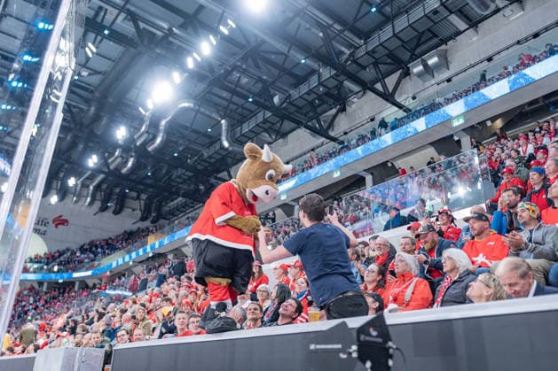 18 05 2026, Zurich, Swiss Life Arena, Ice Hockey World Championships Germany Switzerland, Cooly Zurich Swiss Life Arena Zurich Switzerland Copyright: xJustPictures.ch StefanxEmchx jp-de-StEm-DSC0043920260518