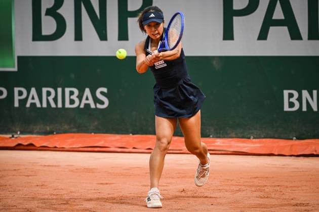 May 18, 2026, Paris, France, France: Mai HONTAMA of Japan during the first qualifying day of the Roland-Garros 2026, French Open 2026, Grand Slam tennis tournament at Roland-Garros Stadium on May 18, 2026 in Paris, France. Paris France - ZUMAm308 20260518_zsp_m308_094 Copyright: xMatthieuxMirvillex