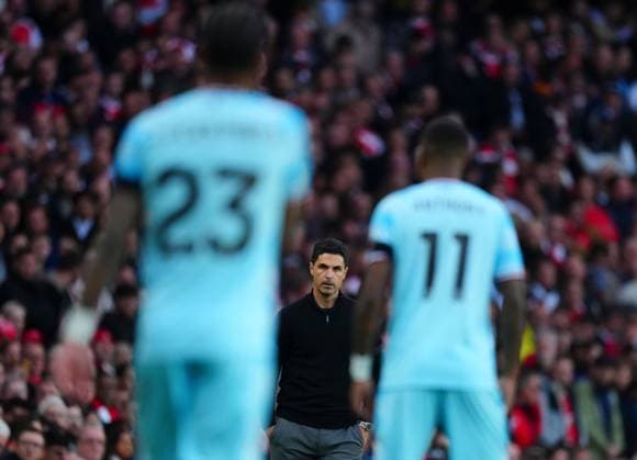Arsenal Manager Mikel Arteta Arsenal v Burnley, Premier League, Football, Emirates Stadium, London, UK - 18 May 2026London Emirates Stadium United Kingdom EDITORIAL USE ONLY No use with unauthorised audio, video, data, fixture lists, club league logos or live services. Online in-match use limited to 120 images, no video emulation. No use in betting, games or single club league player publications.  Copyright: xJavierxGarcia Shutterstockx 16881286ci
