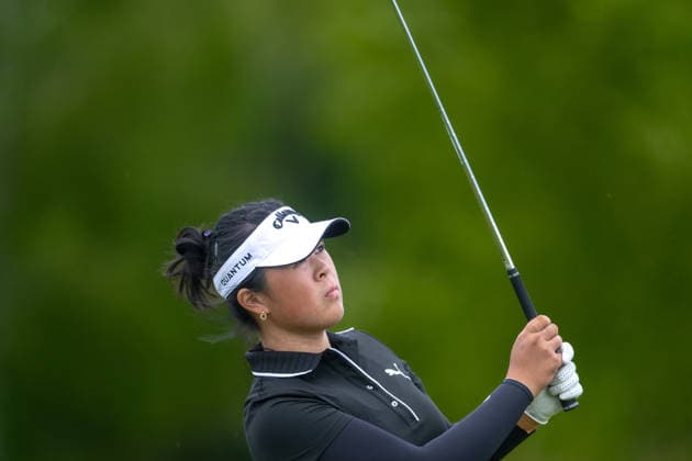 Amundi German Masters - Fourth Round Anna Huang of Canada plays her second shot from the fairway on the 9th hole during the final round of the Amundi German Masters at Green Eagle Golf Courses in Hamburg, Germany, on May 17, 2026. Hamburg Germany  Copyright: xAndyxAstfalckx originalFilename:astfalck-amundige260518_npeKD.jpg
