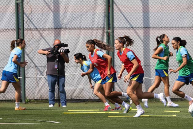 Football, Women, CL, FC Barcelona, Training