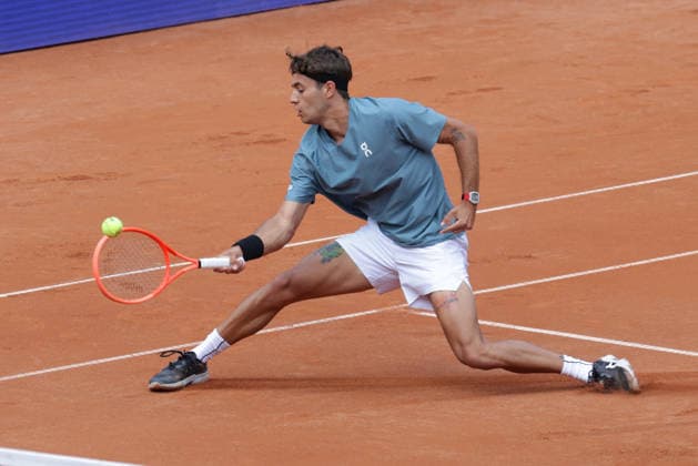2026 05 19, xFSx, Bitpanda Open Hamburg ATP500, round of 16, mens tennis tournament in Hamburg , Am Rothembaum in Hamburg , Flavio Cobolli ITA plays a forehand Copyright: HMBxMedia FernandoxSoares