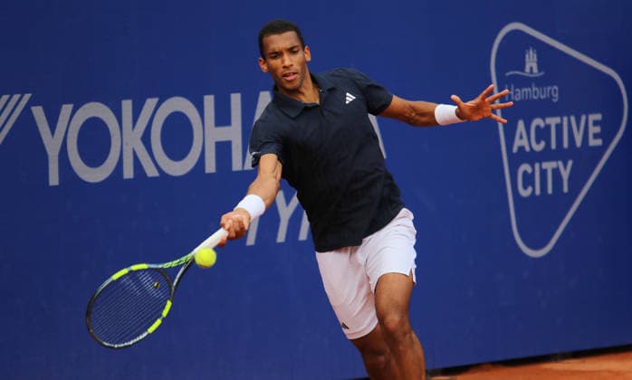 Bitpanda Hamburg Open, ATP 500 at the Rothenbaum in Hamburg The No. 1 seed Felix Auger Aliassime from Canada