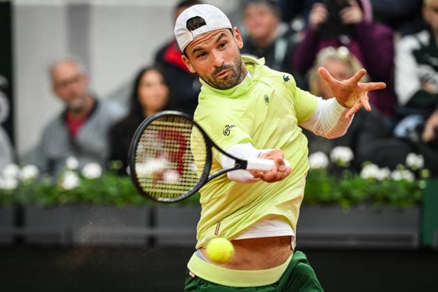 May 19, 2026, Paris, France, France: Grigor DIMITROV of Bulgaria during the second qualifying day of the Roland-Garros 2026, French Open 2026, Grand Slam tennis tournament at Roland-Garros Stadium on May 19, 2026 in Paris, France. Paris France - ZUMAm308 20260519_zsp_m308_027 Copyright: xMatthieuxMirvillex
