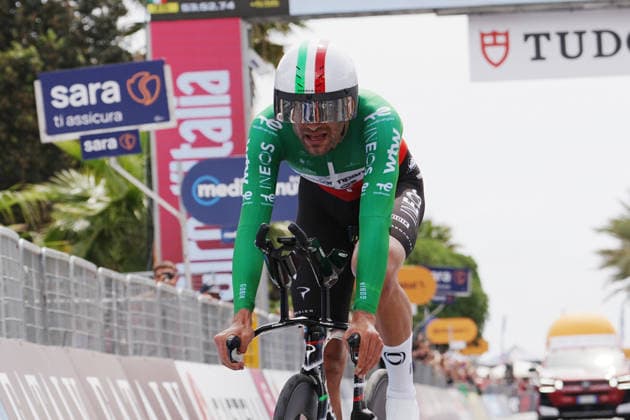 Italy™s Filippo Ganna of Netcompany Ineos during Stage 10, an individual time trial at the Giro d™Italia, from Viareggio to Massa, Italy, Tuesday, May 19, 2026.  Copyright: xGianxMattiaxD Albertox xLaPressex