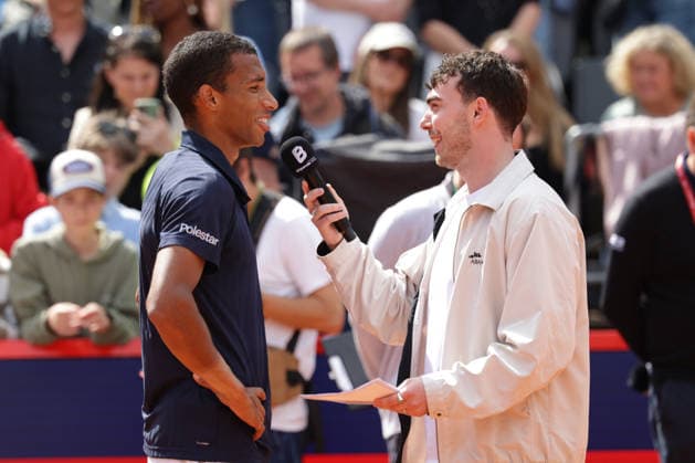 2026 05 19, xFSx, Bitpanda Open Hamburg ATP500, Round of 16, Mens Tennis Tournament in Hamburg , Am Rothembaum in Hamburg , Felix Auger Aliassime CAN gives an interview Copyright: HMBxMedia FernandoxSoares
