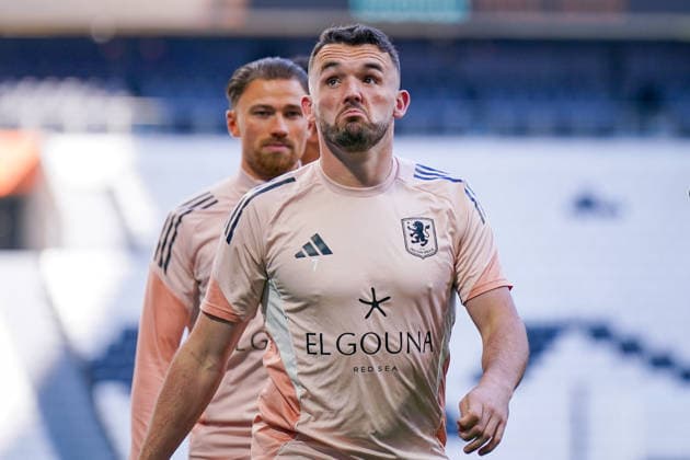 Turkey Football UEFA Europa League 2025 2026, Final in Istanbul SC Freiburg vs Aston Villa Tüpras Stadyumu Istanbul Final training Aston Villa Matchday 1 John McGinn Aston Villa, 7 Facial expression, facial expression, emotion Copyright: xJOERANxSTEINSIEKx