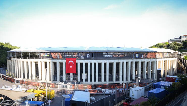 FOOTBALL EUROPA LEAGUE SEASON 2025 2026 Final in Istanbul 19 05 2026 SC Freiburg Aston Villa Exterior view Besiktas Park Stadium