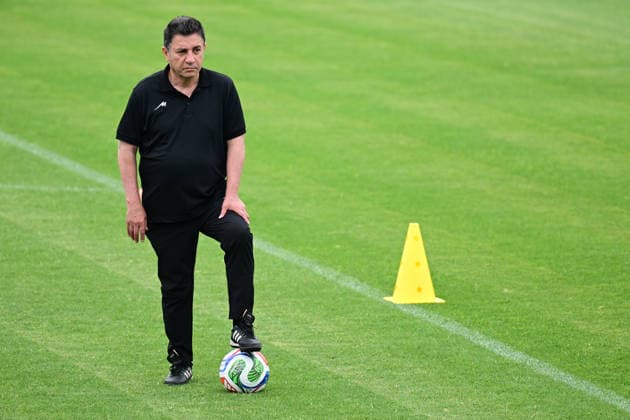 Iran National Football Team starts preparations in Turkiye s Antalya ahead of 2026 FIFA World Cup, WM, Weltmeisterschaft, Fussball ANTALYA, TURKIYE - MAY 19: Head Coach of the Iran National Football Team Amir Ghalenoei leads a training session at the Mardan Sports Complex in Antalya, Turkiye on May 19, 2026. The national team, Nationalteam launched their training camp in southern Turkiye to prepare for the upcoming 2026 FIFA World Cup, jointly hosted by the United States, Canada, and Mexico. Orhan Cicek Anadolu Antalya Turkey. Editorial use only. Please get in touch for any other usage. Copyright: x2026xAnadoluxOrhanxCicekx