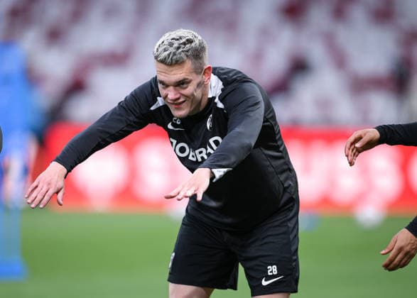 FOOTBALL EUROPA LEAGUE SEASON 2025 2026 Final in Istanbul 19 05 2026 SC Freiburg Aston Villa Training SC Freiburg at Besiktas Park Stadium, Matthias Ginter