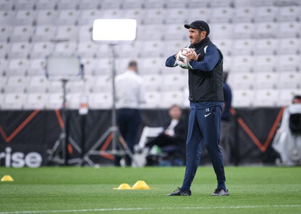 FOOTBALL EUROPA LEAGUE SEASON 2025 2026 Final in Istanbul 19 05 2026 SC Freiburg Aston Villa training SC Freiburg at Besiktas Park stadium, coach Julian Schuster watches the training session