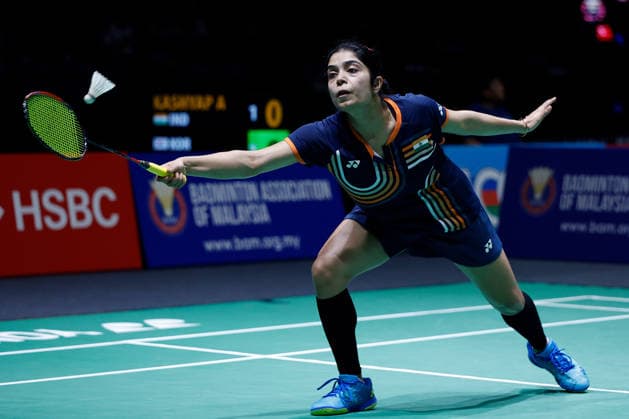 Perodua Malaysia Masters in Kuala Lumpur - 19 May 2026 Aakarshi Kashyap of India plays against Park Ga Eun of Korea (not pictured) during the Women s Singles qualifying match of the Perodua Malaysia Masters 2026 at Unifi Arena. Park Ga Eun won with scores; 15 22 21 : 21 20 7. Kuala Lumpur Malaysia Copyright: xWongxFokxLoyx xSOPAxImagesx 20260519_PDM_1539 copy