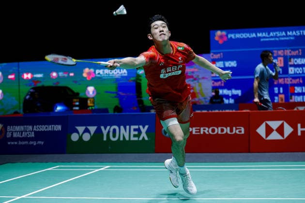 Perodua Malaysia Masters in Kuala Lumpur - 19 May 2026 Hu Zhe An of China plays against Lim Ming Hong of Malaysia (not pictured) during the Men s Singles qualifying match of the Perodua Malaysia Masters 2026 at Unifi Arena. Hu Zhe An won with scores; 21 21 : 13 10. Kuala Lumpur Malaysia Copyright: xWongxFokxLoyx xSOPAxImagesx 20260519_PDM_2509 copy