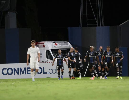 FBL CONMEBOL LIBERTADORES INDEPENDIENTE VALLE VS LIBERTAD Sangolqui, Tuesday, May 19, 2026 Independiente del Valle vs Libertad, for the Conmebol Libertadores Cup 2026, at Estadio Banco de Guayaquil Photos API Rolando Enriquez Sangolqui Pichincha Ecuador Copyright: xROLANDO-ENRIQUEZx