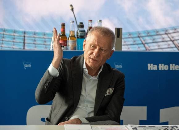 Football, Men, Season 2025 26, 2 Bundesliga, Hertha BSC, Media round, Managing Director Dr Peter Görlich Hertha BSC , 20 05 2026, Copyright: xMatthiasxKochx