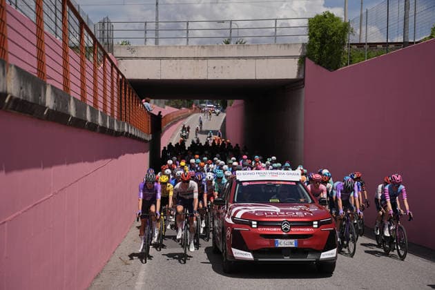 Start the race during Stage 11 of the Giro d™Italia, from Porcari to Chiavari, Italy, Wednesday, May 20, 2026.  Copyright: xMarcoxAlpozzi LaPressex