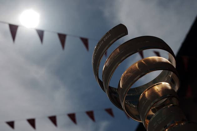 The trophy (trofeo senza fine) during Stage 11 of the Giro d™Italia, from Porcari to Chiavari, Italy, Wednesday, May 20, 2026.  Copyright: xGianxMattiaxD Albertox xLaPressex