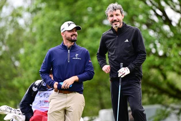 Soudal Open Golf SCHILDE, BELGIUM - MAY 20 : Mark Van Bommel pictured during the tee-off in the ProAm of the Soudal Open Golf at the Rinkven International Golf Club on May 20, 2026 in Schilde, Belgium, 20 05 2026 Schilde Belgium  Copyright: xPeterxDexVoechtx