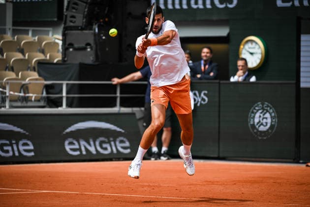 May 20, 2026, Paris, France, France: Novak DJOKOVIC of Serbia during a training session of the Roland-Garros 2026, French Open 2026, Grand Slam tennis tournament at Roland-Garros Stadium on May 20, 2026 in Paris, France. Paris France - ZUMAm308 20260520_zsp_m308_040 Copyright: xMatthieuxMirvillex