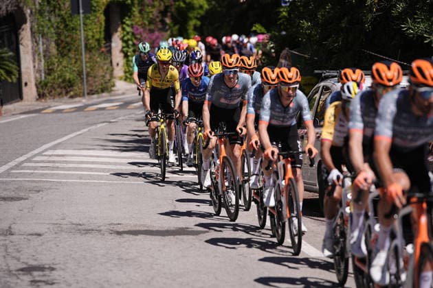 The pack during Stage 11 of the Giro d™Italia, from Porcari to Chiavari, Italy, Wednesday, May 20, 2026.  Copyright: xMarcoxAlpozzi LaPressex