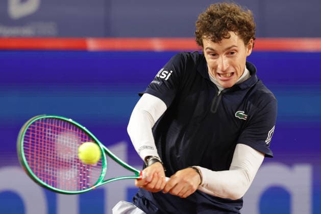 2026 05 20, xFSx, Bitpanda Open Hamburg ATP500, round of 16, mens tennis tournament in Hamburg , Am Rothembaum in Hamburg , Ugo Humbert FRA plays a backhand Copyright: HMBxMedia FernandoxSoares
