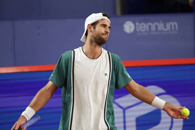 2026 05 20, xFSx, Bitpanda Open Hamburg ATP500, round of 16, mens tennis tournament in Hamburg , Am Rothembaum in Hamburg , Karen Khachanov disappointed, looking disappointed, dissapointed, sad, frustrated, frustrated, frustrated Copyright: HMBxMedia FernandoxSoares