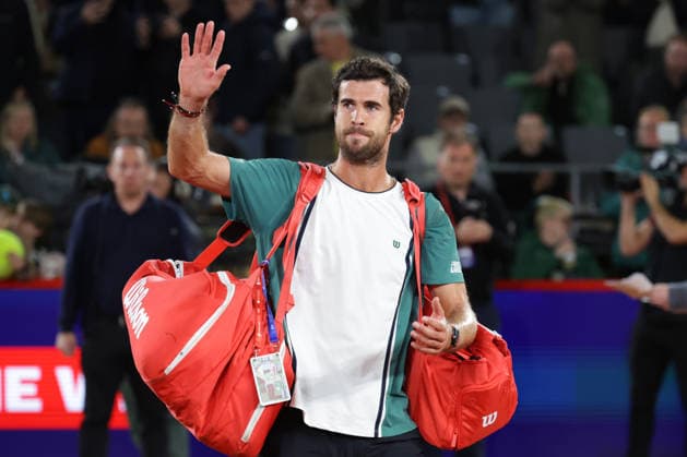 2026 05 20, xFSx, Bitpanda Open Hamburg ATP500, round of 16, mens tennis tournament in Hamburg , Am Rothembaum in Hamburg , Karen Khachanov says goodbye to the spectators Copyright: HMBxMedia FernandoxSoares