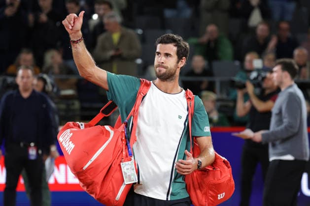 2026 05 20, xFSx, Bitpanda Open Hamburg ATP500, round of 16, mens tennis tournament in Hamburg , Am Rothembaum in Hamburg , Karen Khachanov says goodbye to the spectators Copyright: HMBxMedia FernandoxSoares