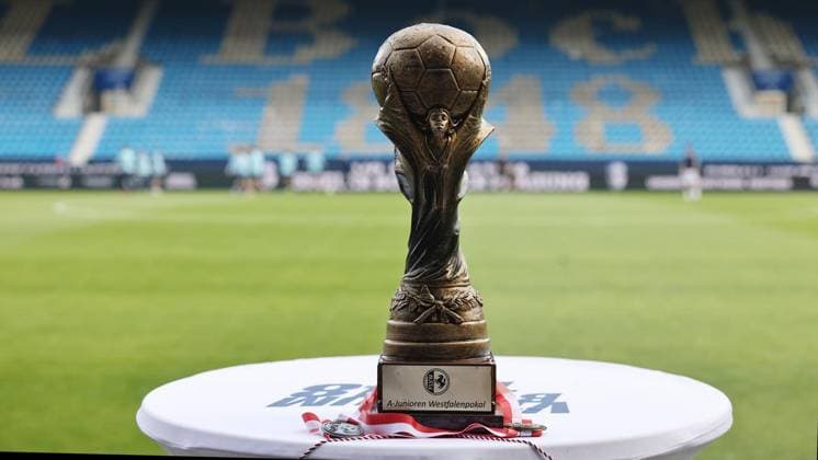 Final U19 Westfalenpokal VfL Bochum FC Schalke 04 FOR EDITORIAL PURPOSES ONLY p The Westfalenpopkal before the U19 Westfalenpokal final between VfL Bochum and FC Schalke 04 on May 20, 2026 at the Vonovia Ruhrstadion in Bochum Germany North Rhine-Westphalia Bochum Copyright ChristofxKöpsel Copyright: ChristofxKöpsel doc85xieprar6v1ecaxmfz1 ,EDITORIAL USE ONLY Copyright: ChristofxKöpsel