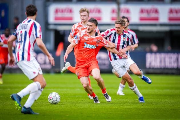 Football, Netherlands, Promotion play-offs, Willem II Tilburg - Volendam