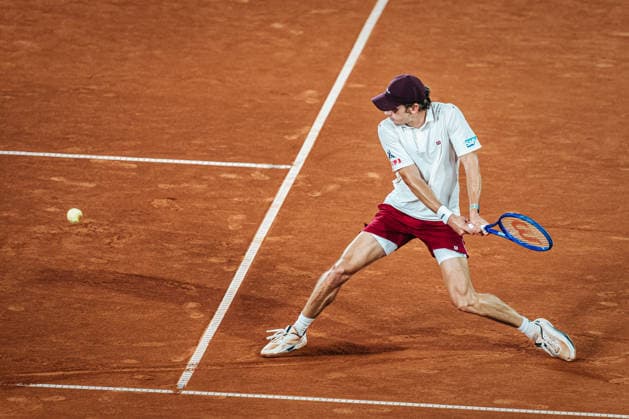 Tennis Men bitpanda Hamburg Open ATP 500 Alejandro Davidovich Fokina ESP vs Alex De Minaur AUS 20 05 2026 Alex De Minaur Backhand Hamburg Tennisstadion am Rothenbaum Hamburg Germany