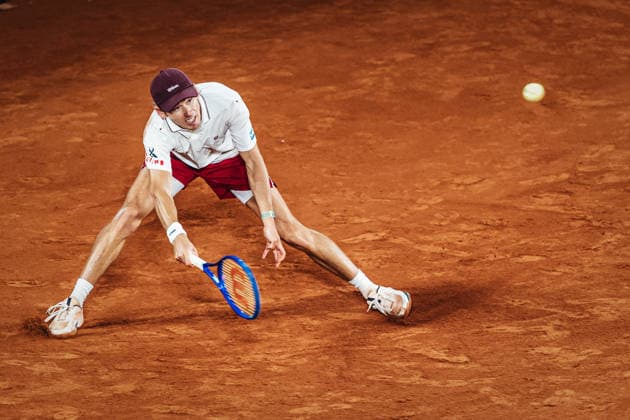 Tennis Men bitpanda Hamburg Open ATP 500 Alejandro Davidovich Fokina ESP vs Alex De Minaur AUS 20 05 2026 Alex De Minaur forehand Hamburg Tennisstadion am Rothenbaum Hamburg Germany