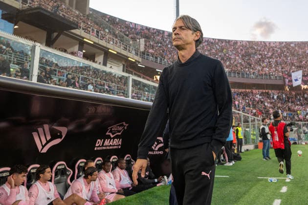FILIPPO INZAGHI allenatore del Palermo durante la partita di semifinale playoff di Serie B tra Palermo e Catanzaro allo stadio Renzo Barbera di Palermo, Italia - MercoledÃ¬ 20 Maggio 2026. - Calcio. (Foto di Giovanni Isolino Lapresse)  Copyright: xGiovannixIsolino LaPressex