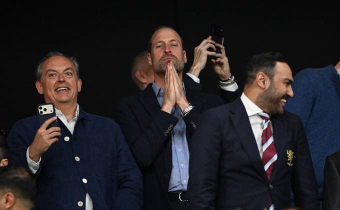 Freiburg v Aston Villa, UEFA Europa Cup Final , Tupras Stadium, Istanbul, Turkey, - 20 May 2026 William, Prince of Wales an Aston Villa supporter seen prior to kick-off Istanbul Tupras Stadium Besiktas Turkey, UK NEWSPAPERS OUT Copyright: xMarkxEnfieldx