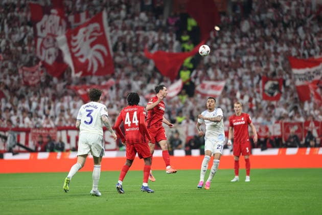 May 20, 2026, Istanbul, Besiktas, ToÂ¼rkiye: Douglas Luiz of Aston Villa During the football match between Aston Villa vs Freiburg valid for the UEFA Europa League Final, on 20 05 2026 at the Vodafone Arena stadium in Istanbul Aston Villa Vs Friburgo  - ZUMAs236 20260520_aap_s236_031 Copyright: xFabioxSassox