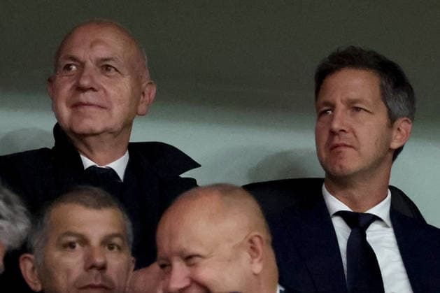 20 05 2026, xrekx, Football Europa League Final 2026, SC Freiburg Aston Villa v l DFB President Bernd Neuendorf Deutscher Fussball Bund Sport Vorstand Jochen Saier SC Freiburg DFL DFB REGULATIONS PROHIBIT ANY USE OF PHOTOGRAPHS as IMAGE SEQUENCES and or QUASI VIDEO Istanbul