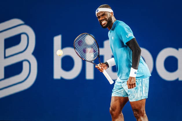 Tennis Men bitpanda Hamburg Open ATP 500 Camilo Ugo Carabelli ARG vs Frances Tiafoe USA 20 05 2026 Frances Tiafoe Emotions Hamburg Tennisstadion am Rothenbaum Hamburg Germany