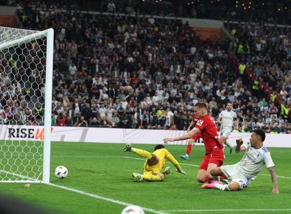 May 20, 2026, Istanbul, Besiktas, ToÂ¼rkiye: Goal the Morgan Rogers of Aston Villa During the football match between Aston Villa vs Freiburg valid for the UEFA Europa League Final, on 20 05 2026 at the Vodafone Arena stadium in Istanbul Istanbul Türkiye - ZUMAs236 20260520_aap_s236_077 Copyright: xFabioxSassox