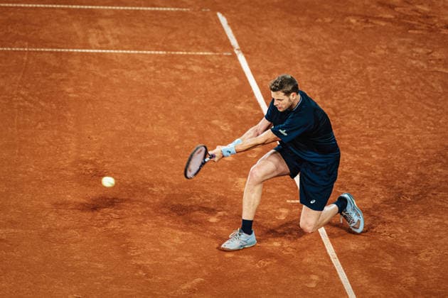 Tennis Men bitpanda Hamburg Open ATP 500 Luciano Darderi ITA vs Yannick Hanfmann GER 20 05 2026 Yannick Hanfmann Backhand Hamburg Tennisstadion am Rothenbaum Hamburg Germany