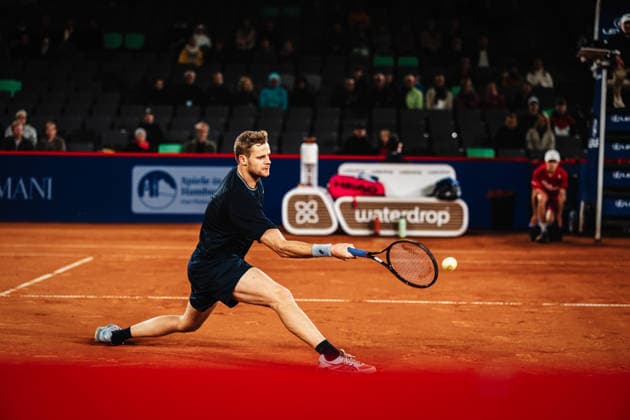 Tennis men bitpanda Hamburg Open ATP 500 Luciano Darderi ITA vs Yannick Hanfmann GER 20 05 2026 Yannick Hanfmann forehand Hamburg Tennisstadion am Rothenbaum Hamburg Germany