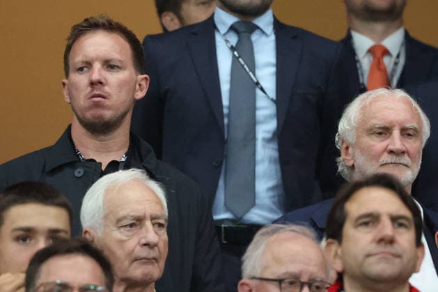 20 05 2026, xrekx, Football Europa League Final 2026, SC Freiburg Aston Villa v l Coach Julian Nagelsmann German National Football Team DFB Sports Director Rudi Voeller Völler DFB DFL DFB REGULATIONS PROHIBIT ANY USE OF PHOTOGRAPHS as IMAGE SEQUENCES and or QUASI VIDEO Istanbul