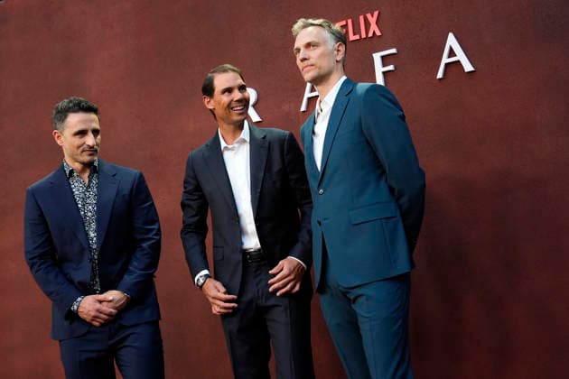 RAFA premiere in Madrid. Diego Avalos, Rafa Nadal and Zach Heinzerling attend RAFA premiere. May 20, 2026. (ALTERPHOTOS Acero) MadridSpain  Copyright: xAcerox