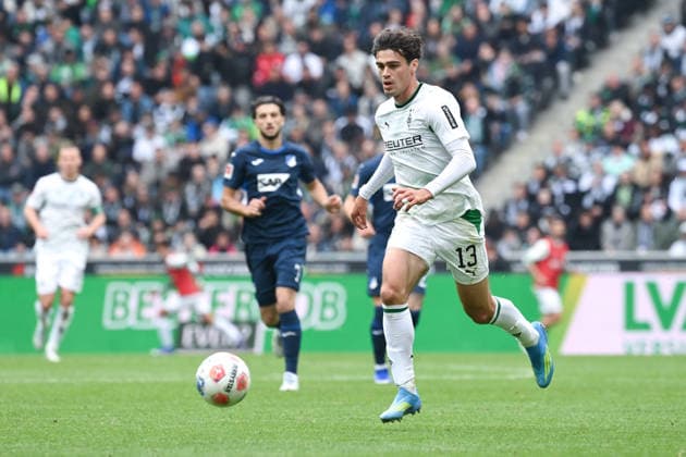 Giovanni Reyna Borussia Moenchengladbach 16 05 2026, Football 1 Bundesliga, Season 2025 2026, 34 Matchday, Borussia Mönchengladbach TSG Hoffenheim 4 0 DFL regulations prohibit any use of photographs as image sequences and or quasi video Moenchengladbach Borussia Park Nordrhein Westfalen Germany Team2