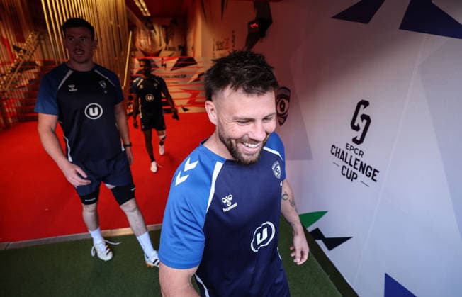Montpellier Herault Rugby Captain s Run, San Mames Stadium, Bilbao, Spain 21 5 2026 Ali Price Ali Price 21 5 2026  Copyright: x INPHO DanxSheridanx DANS5535
