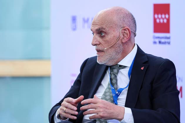 May 21, 2026, Madrid, Madrid, Spain: Javier Tebas, president of LaLiga, participates in a discussion on â€oeTechnology, Piracy, and Artificial Intelligence in Sports†during the ISDE Sports Convention at the Official College of Architects of Madrid on May 21, 2026, in Madrid, Spain. Madrid Spain - ZUMAa181 20260521_zaa_a181_004 Copyright: xIrinaxR.xHipolitox